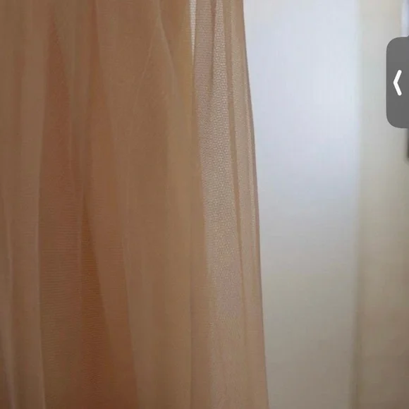 Elegant Gold and Pink Gown - Picture 5 of 9